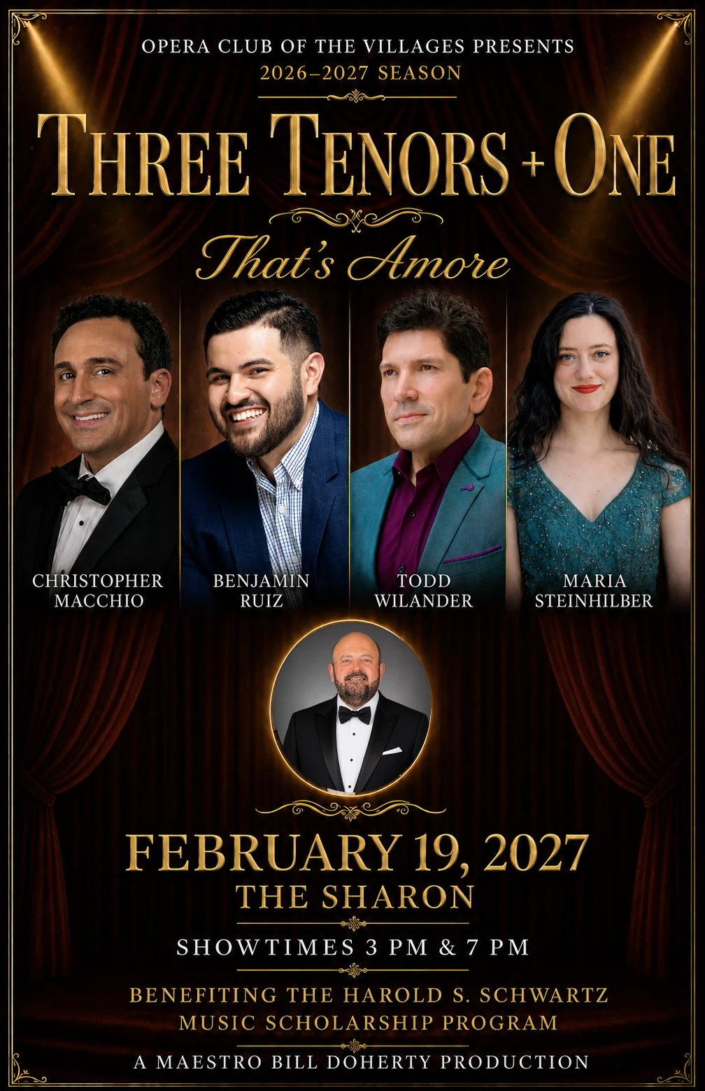 Three Tenors Plus One - That's Amore poster